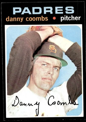 1971 Topps Danny Coombs #126 San Diego Padres - Image 1 of 2