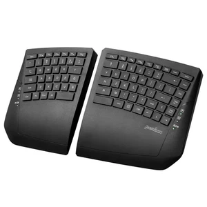 Perixx PERIBOARD-624B Wireless Ergonomic Split Keyboard Black US English - Picture 1 of 2