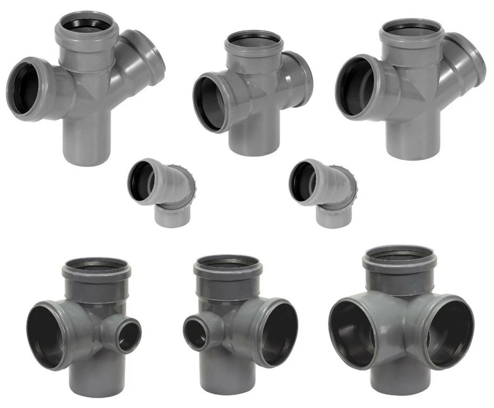 SENZA MARCHIO HT derivazione angolo doppia derivazione curva di torsione DN 50 110