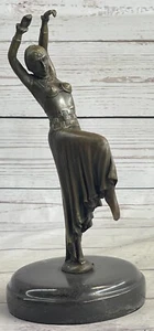 Art Deco Bronze Skulptur Figur Statue D. H. Chiparus Handarbeit Figur Statue - Bild 1 von 7