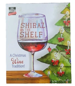 Shiraz On The Shelf Weinglas 🍷 And Dirty Book A Christmas Wine Tradition - Bild 1 von 5