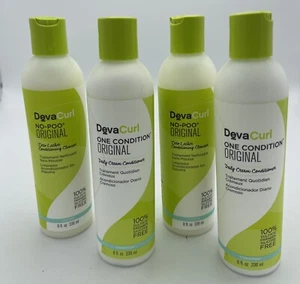 Devacurl No-Poo Cleanse Original Condition 8 oz Each DUO Set - Picture 1 of 2