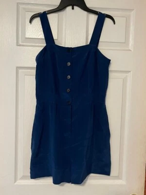 Marc by Marc Jacobs Damas Seda Jersey Mono Pantalones Cortos Azul Real S ¡Excelente! Foto 1 de 3