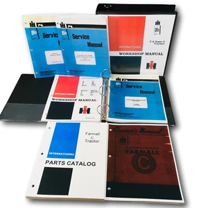Farmall International C Tractor Service Parts Operators Manual Set Repair Shop - Picture 1 of 15