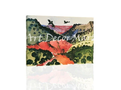 Red Mesa-O'Keeffe - - CANVAS OR PRINT WALL ART - Image 1 of 2