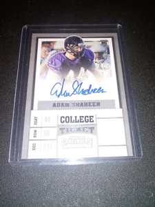 ADAM SHAHEEN 2017 PANINI CONTENDERS AUTOGRAPHH LOOK@STORE - Picture 1 of 1