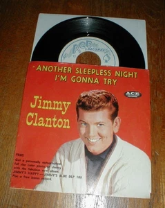 JIMMY CLANTON Orig 1960 "Another Sleepless Night" 45 & PS VG+ - Picture 1 of 2
