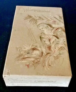 24 Vintage Christmas Cards Sunshine Line with envelopes, sparkles, NEW, UNUSED - Picture 1 of 12