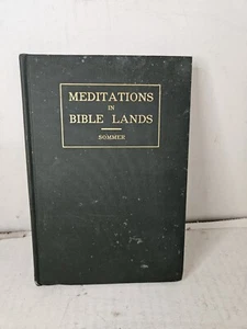1910 Meditationen in Bibelländern D.A. Sommer Hardcover Oktographische Rezension - Bild 1 von 9