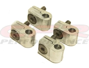 4x 4.5mm 3/16 One Hole Clamps Wire Loom Hose Line Bolt Electrical Fastener - Picture 1 of 1