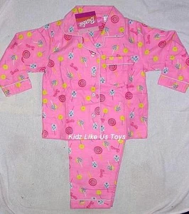 ~ Barbie - FLANNEL FLANNELETTE PYJAMA PJS SLEEPWARE KIDS Sz 2 - Picture 1 of 1