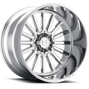 20 inch 20x9 Hostile Titan Armor Plated Chrome wheels rims 8x170 +0 - Picture 1 of 1