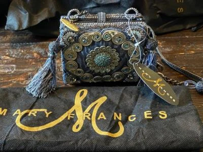 Bolso de Mano Mary Frances DARE TO DENIM ~ Nuevo con Etiquetas Foto 1 de 4