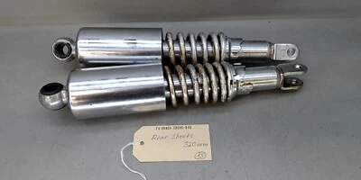 1974 Honda CB550 CB 550 K F SOHC rear suspension shocks pair. Genuine 320mm - Image 1 of 4