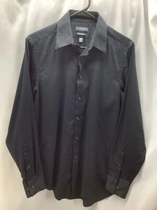 Madison Slim Fit schwarz gestreiftes Hemd Herren Größe S 14,5 32/33 JMG230509/JMG1 - Bild 1 von 8