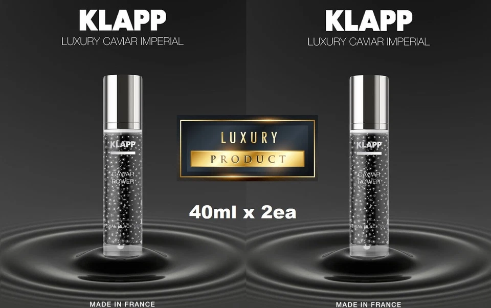 KLAPP CAVIAR POWER IMPERIAL SUERO NEGRO 40ml x 2ea Foto 1 de 1