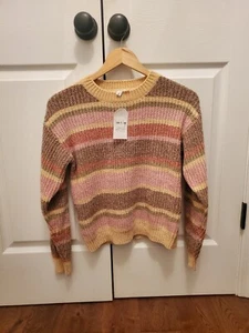 NWT Sadie & Sage Soft Striped Sweater, size XL / Extra Large - New with Tags - Picture 1 of 10