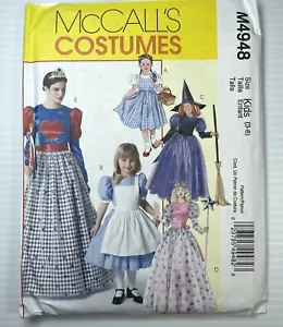 McCalls 4M948 Kinder Mädchen und Misses Kostüm Zauberer von Oz Alice im Wunderland - Bild 1 von 5