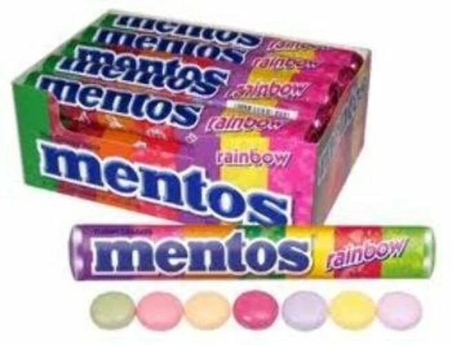 Mentos - Arco-íris, rolos, contagem de 15 - Imagem 1 de 1