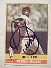 Bill Lee Signed Red Sox 1976 Topps Baseball Card Auto Autographed #396 Spaceman