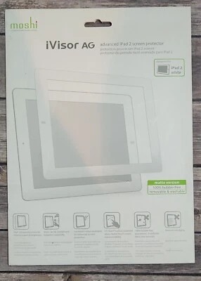 Moshi iVisor Clear Screen Protector for iPad 2 Bubble Free Matte Version A1 - Image 1 of 2