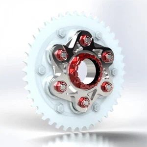 Kbike flangia porta corona con dadi per Ducati Panigale V4 / V4S - Bild 1 von 1