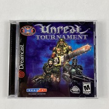 Unreal Tournament (Sega Dreamcast, 2001)  w/ Manual Tested & Works