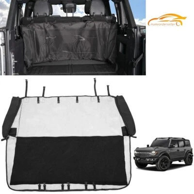 Bolsa de almacenamiento de ventana de techo blando para Ford Bronco 2021-2024 4 puertas felpa multicapa Foto 1 de 4
