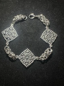 Bohemian Silver Coloured Bracelet - Picture 1 of 1