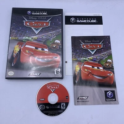 Disney Pixar: Cars (Nintendo GameCube, 2006) Complete W/ Manual - Image 1 of 4