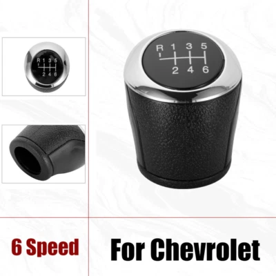 Cabezal de perilla de cambio de marchas manual MT 6 velocidades para Chevrolet Sonic Aveo T300 2012-17 Foto 1 de 4