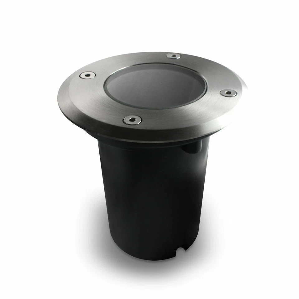 LED Bodeneinbaustrahler Bodenleuchte aussen Gartenleuchte IP67 dimmbar GU10 230V - Bild 1 von 1