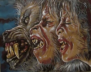 Original male interest Mixed Media Painting-"The Transformation - Picture 1 of 1