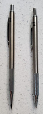 Mechanical Pencils Set of two clutch 2mm and propelling 0.7mm All Metal.