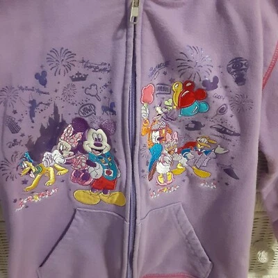 Disneyland Resort Parques Disney Sudadera con Capucha Chaqueta Prototipo Niños Med *RARA Foto 1 de 4