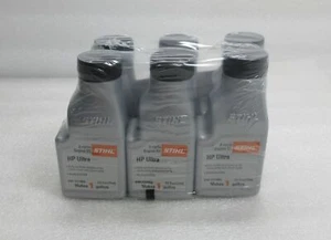 Stihl 2 Cycle Hp Ultra Synthetic Engine Oil Mix 2.6 Oz 1 Gallon 6 Pack - Picture 1 of 1