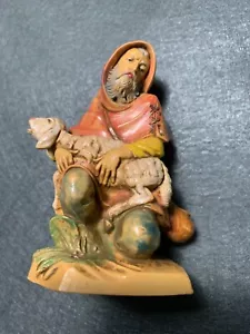 Vintage Fontanini Nativity Villager Jeramiah 1 48 1993 Italy 5" Figurine - Picture 1 of 3