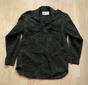 Surplus by UFO Long Sleeve Button Cotton Shirt Portuguese Brushstroke Camoflauge - Picture 1 of 7