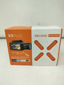 Rexing V3 Plus Front and Cabin Dash Cam Black - Picture 1 of 2