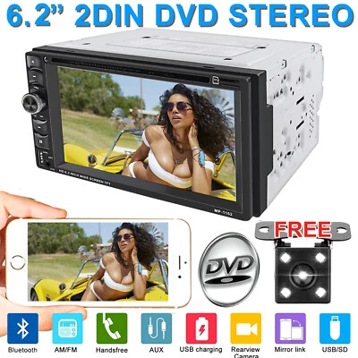 Fit Chevrolet Silverado 1500 2500 3500 Car Stereo 2Din Radio Mirror Link For GPS - Imagem 1 de 4