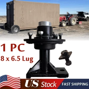1 Stck. 8 x 6,5 Lug 8000 Pfund Superior Versand Container Räder, Anschraubspindel Kit - Bild 1 von 13