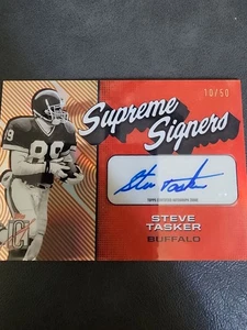 2025 Topps Signature Class Steve Tasker- SUPREME SIGNERS AUTOGRAPH /50 - Picture 1 of 10