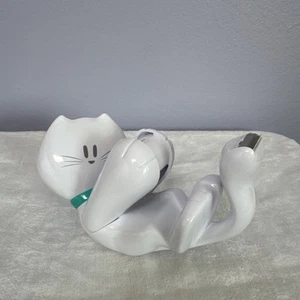 Distributore di nastro per gatti bianco scozzese - Foto 1 di 3