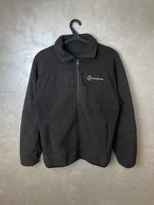 RARA SUDADERA VINTAGE Chaqueta polar Mercedes Benz Talla M - Imagen 1 de 9
