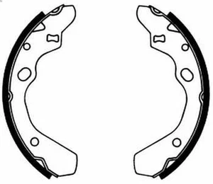 Brake shoe set ABE C03014ABE for MAZDA 323 S IV (BG) 1.7 1989-1994 - Picture 1 of 8