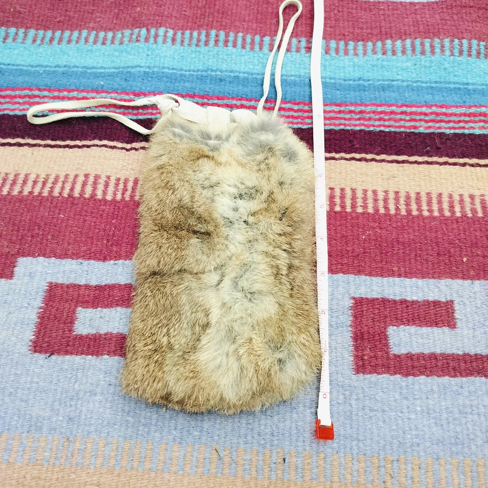 Bolsa Cinturón Piel Conejo Accesorio Renacentista Larping Disfraz Cuero Genuino Foto 1 de 4