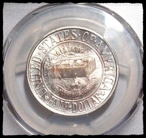 1936 YORK CO MAINE COMMEMORATIVE HALF DOLLAR Pristine EYE POP PCGS MS-66 #24D45 - Picture 1 of 4