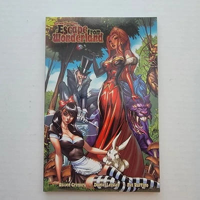 Grimm Fairy Tales Escape From Wonderland TPB J. Scott Campbell Cubierta Difícil de Encontrar 1ª Pr. Foto 1 de 2