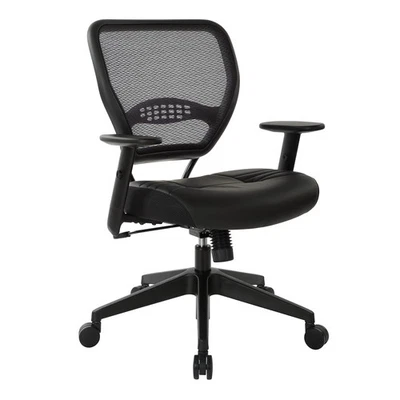 Professional AirGrid Dark Back and Padded Black Eco Leather Seat, 2-to-1 Sync... - Image 1 of 4