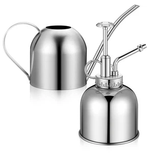 2 Pcs 33 oz Metal Watering Can Indoor Plants 10 oz Mister Spray Bottle Set St... - Picture 1 of 6